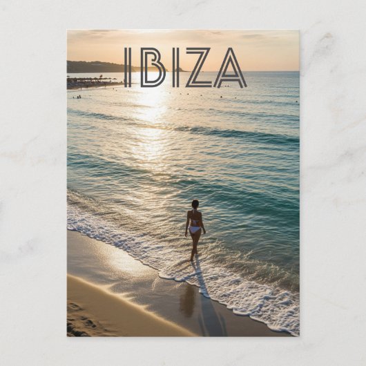 Carte Postale Ibiza Espagne Travel (Devant)