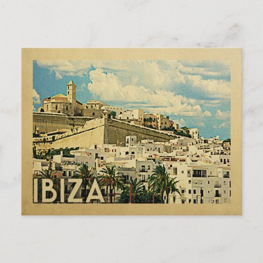 Carte postale Ibiza Espagne Vintage voyage (Devant)