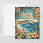 Carte Postale Ibiza Vintage (Devant / Derrière)