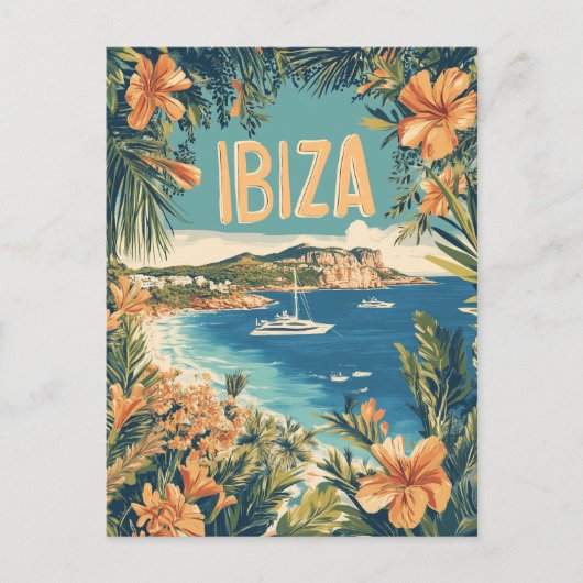 Carte Postale Ibiza Vintage (Devant)