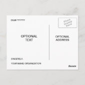 Carte Postale iCan - PERSONNALISABLE (Dos)