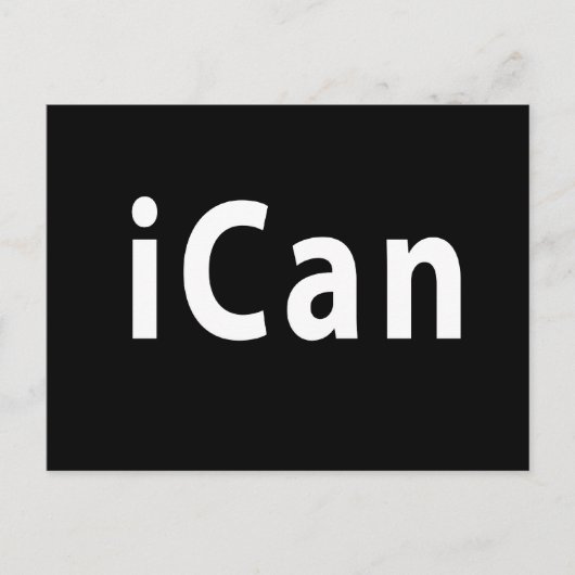 Carte Postale iCan - PERSONNALISABLE (Devant)