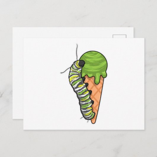 Carte Postale Ice cream (Devant / Derrière)