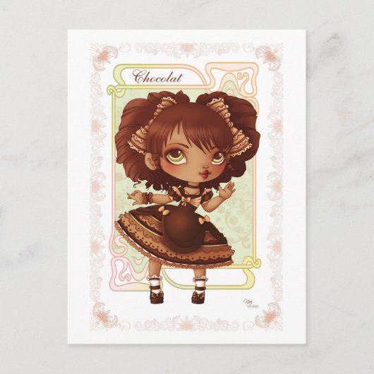 Carte Postale Ice Cream Lolita Chocolat (Devant)