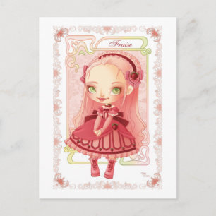 Carte Postale Ice Cream Lolita Fraise