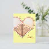 Carte Postale Ice Cream Love (Debout devant)
