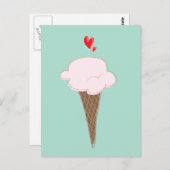 Carte postale Ice Cree Cone (Devant / Derrière)