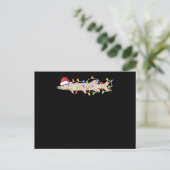 Carte Postale Ice fishing Muscy Musy Funny Santa (Debout devant)