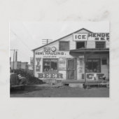 Carte Postale Ice House and Store, 1937 (Devant)
