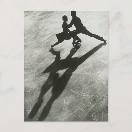 Carte Postale Ice skating Couple (Devant)