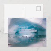 Carte Postale Iceberg à arche ouverte | Antarctique (Devant / Derrière)