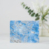 Carte Postale Iceberg bleu cool (Debout devant)