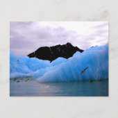 Carte Postale Iceberg de glace bleu (Devant)