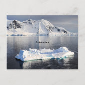 Carte Postale iceberg de l'Antarctique (Devant)