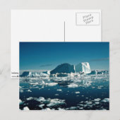 Carte Postale Iceberg, Groenland (Devant / Derrière)