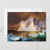 Carte Postale Iceberg par l'église Frederick Edwin (Devant / Derrière)