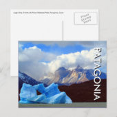 Carte Postale iceberg patagonia (Devant / Derrière)