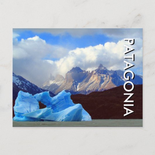 Carte Postale iceberg patagonia (Devant)