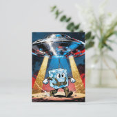 Carte Postale icecube UFO abduction (Debout devant)