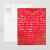 Carte Postale Ich liebe Dich (Devant / Derrière)
