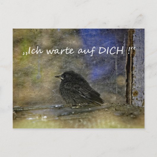 Carte Postale Ich warte auf Dich - (Devant)