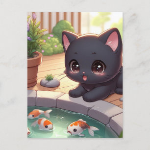 Carte Postale Ici Fishy Fishy !