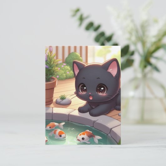 Carte Postale Ici Fishy Fishy ! (Debout devant)