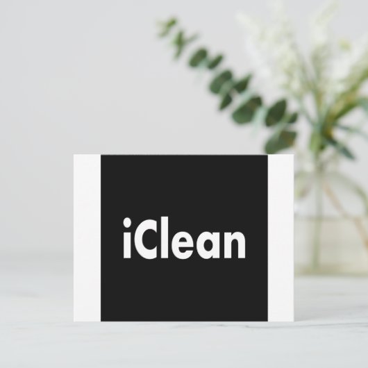 Carte Postale iClean (Debout devant)