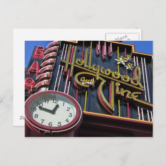 Carte postale Icon Hollywood (Devant / Derrière)