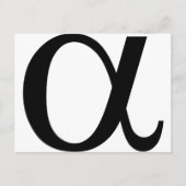 Carte Postale icône alpha a (Devant)