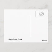 Carte Postale Icône américaine (Dos)
