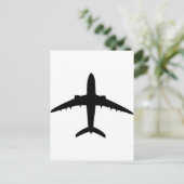 Carte Postale icône avion avion (Debout devant)