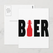Carte Postale Icône Bière (Devant / Derrière)