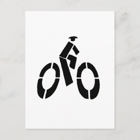 Carte Postale Icône Bikeman (Devant)