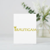 Carte Postale Icône Braeutigam (Debout devant)
