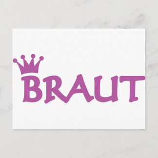 Carte Postale Icône Braut