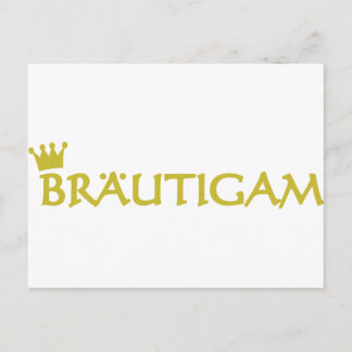Carte Postale Icône Bräutigam