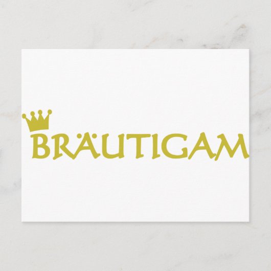 Carte Postale Icône Bräutigam (Devant)