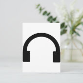 Carte Postale icône casque (Debout devant)