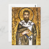 Carte Postale Icône chrétienne orthodoxe de Saint-Basile (Devant / Derrière)