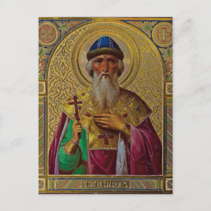 Carte Postale Icône chrétienne orthodoxe de Saint Vladimir