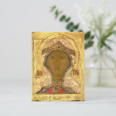 Carte Postale Icône chrétienne orthodoxe de Sainte-Paraskeva (Debout devant)