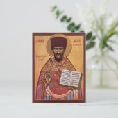 Carte Postale Icône chrétienne orthodoxe de St. Jacob d'Alaska (Debout devant)