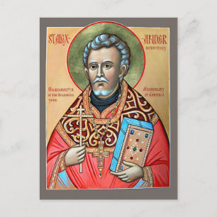 Carte Postale Icône chrétienne orthodoxe St. Alexandre Hotovitsk