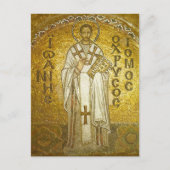 Carte Postale Icône chrétienne orthodoxe St. John Chrysostom (Devant)
