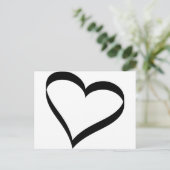 Carte Postale icône coeur (Debout devant)