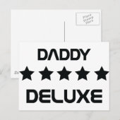 Carte Postale icône daddy deluxe (Devant / Derrière)