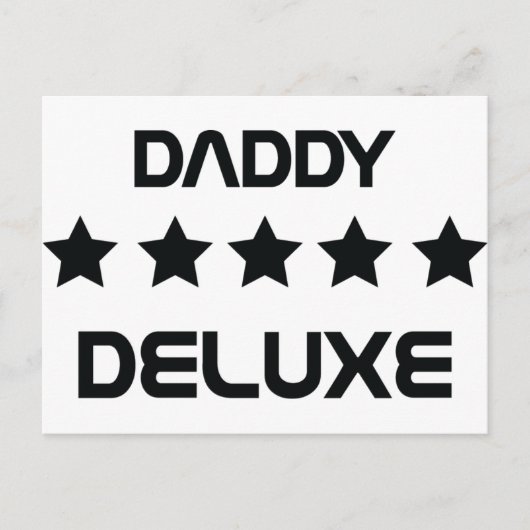 Carte Postale icône daddy deluxe (Devant)
