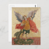 Carte Postale Icône d'Arkhangel Michael (Devant / Derrière)