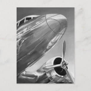 Carte Postale Icône d'aviation : Vue de -Fin